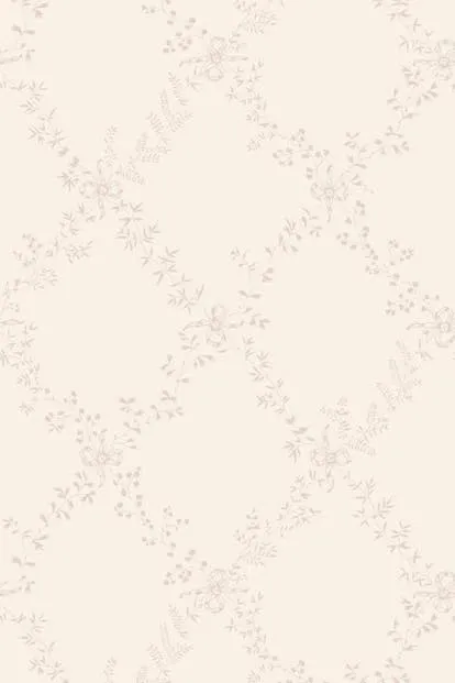 Farrow & Ball Wallpaper Toile Trellis BP631 Pale Pink/Off White