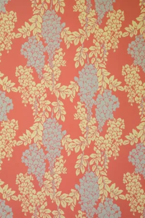 Farrow & Ball Wallpaper Wisteria BP2222 Red Earth