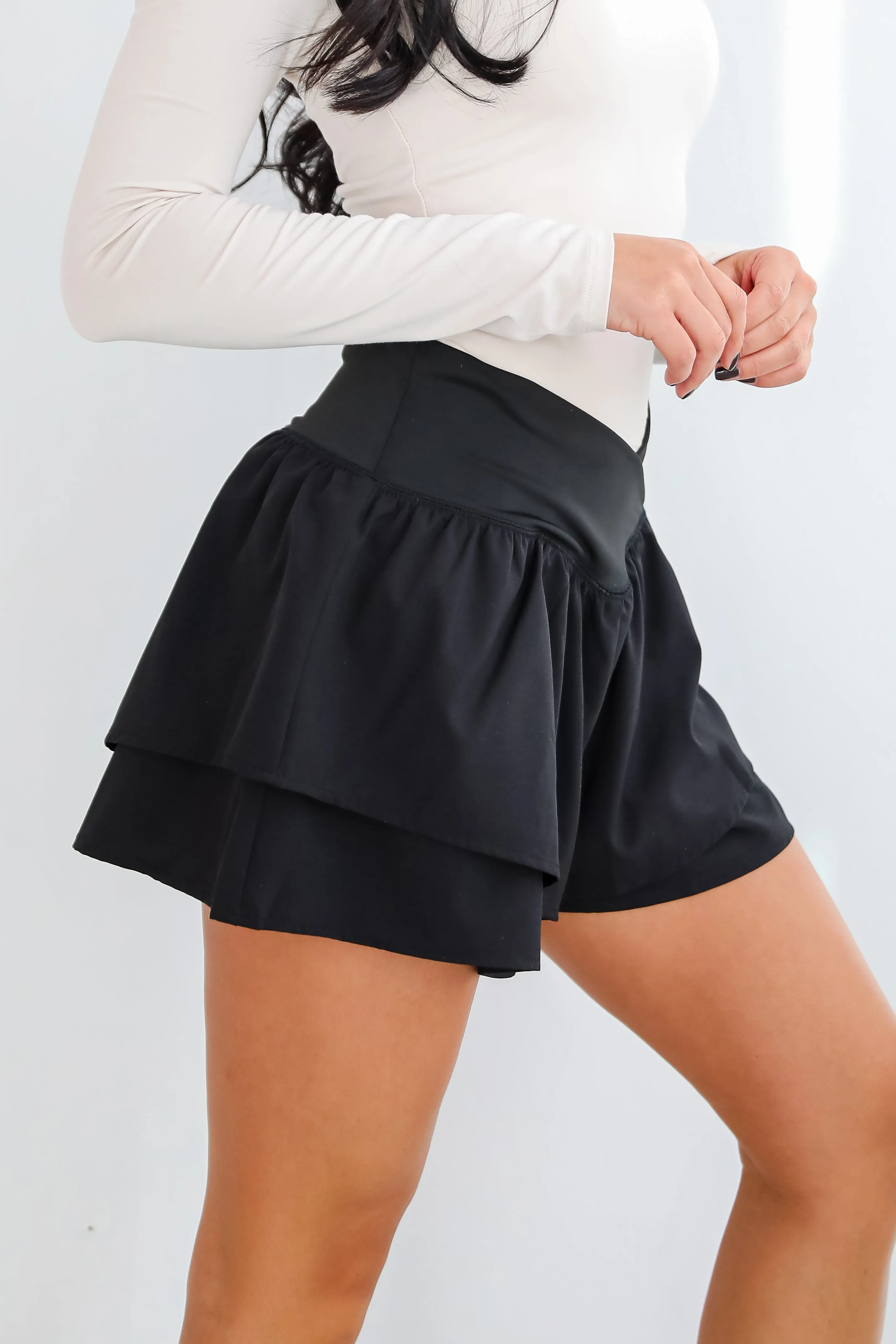 FINAL SALE - Don't Sweat It Crossover Athletic Shorts - DU DEAL