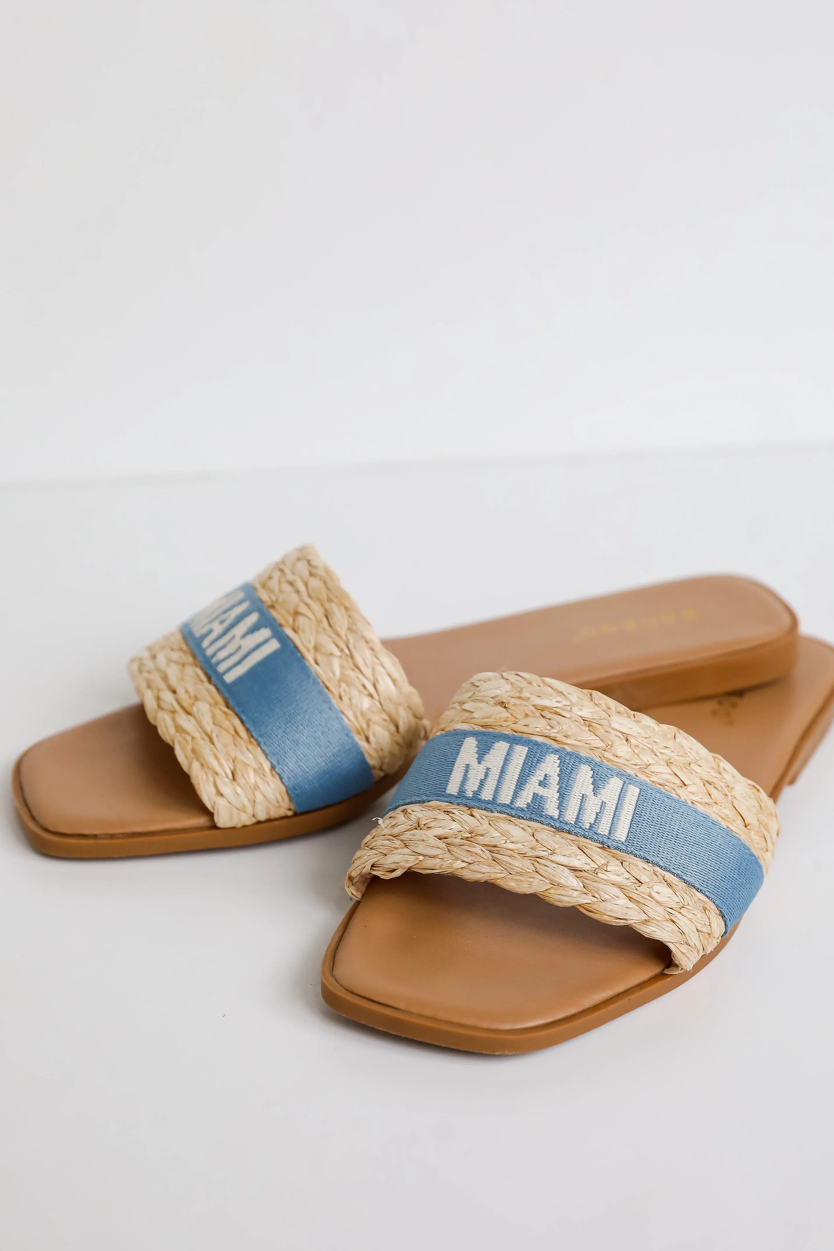 FINAL SALE - Escape To The Beach Slide Sandals