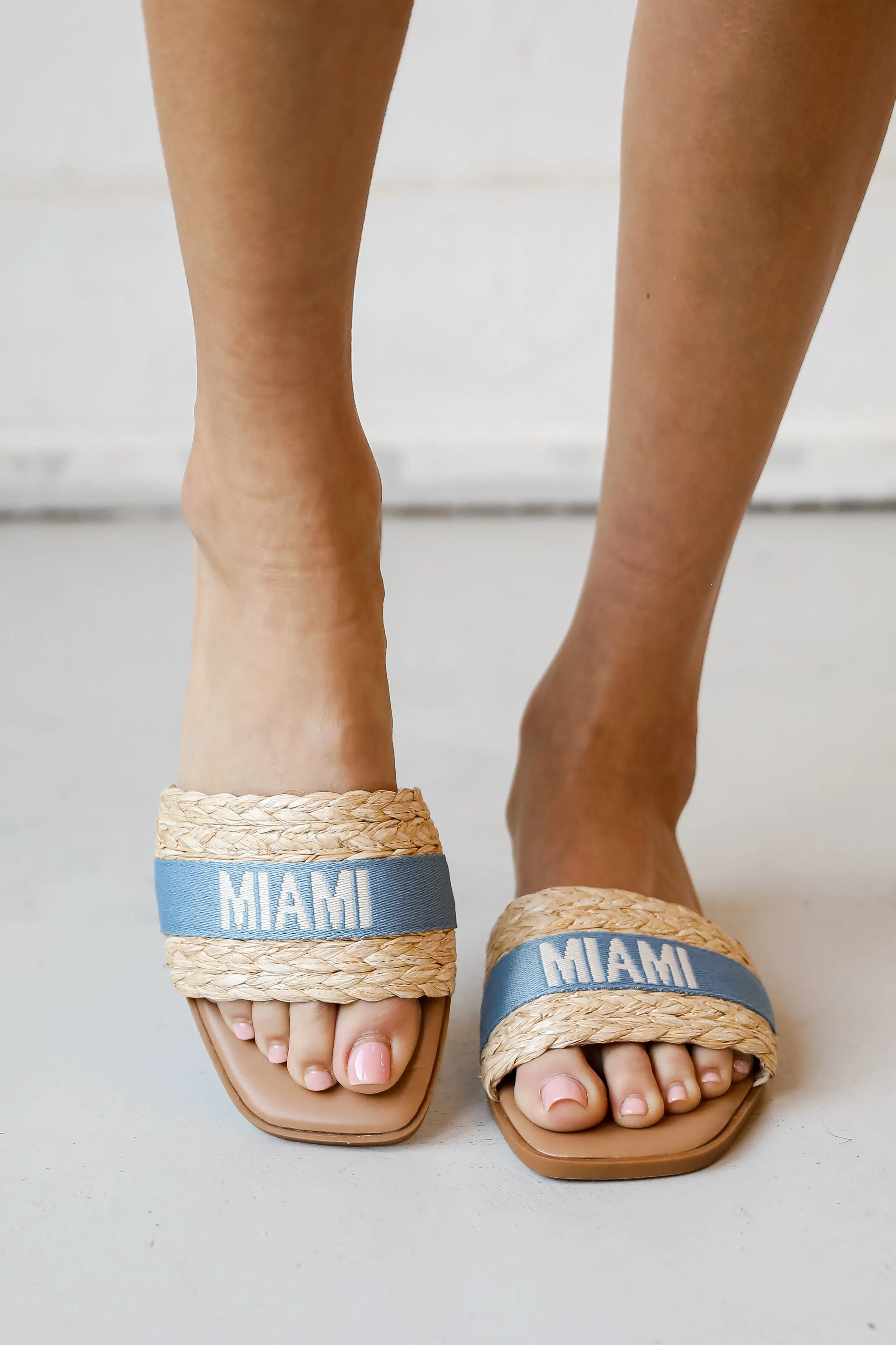 FINAL SALE - Escape To The Beach Slide Sandals