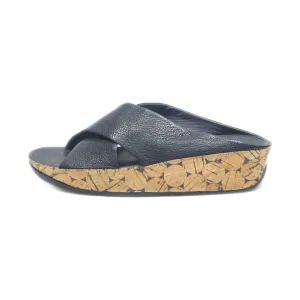 Fitflop Wedge Sandals Leather Black Colour For Women