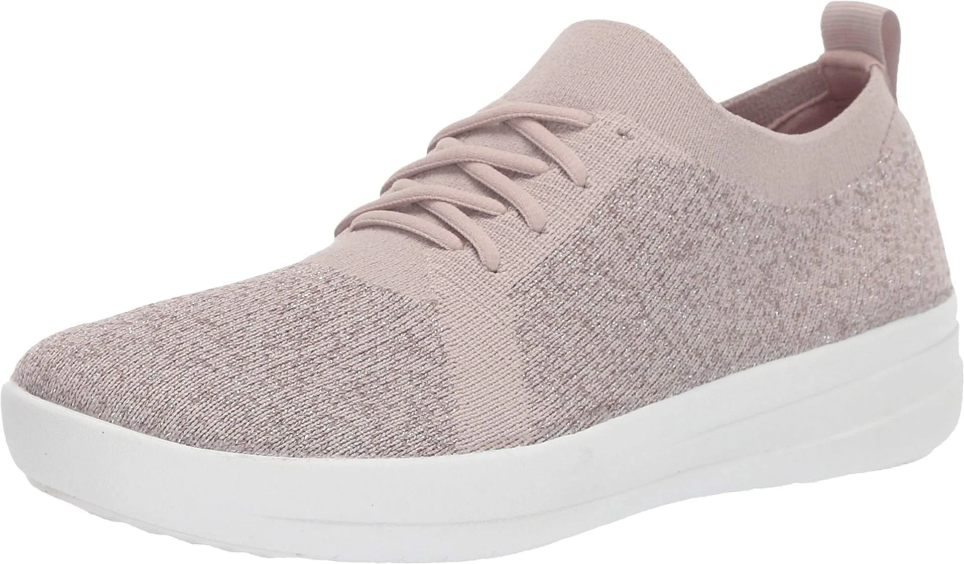 FitFlop Women's F-Sporty Uberknit Sneakers Weave, Metallic Mink