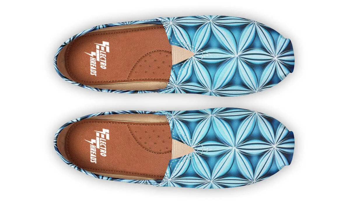 Flower Life Igloo Blue Casual Slip on Shoes