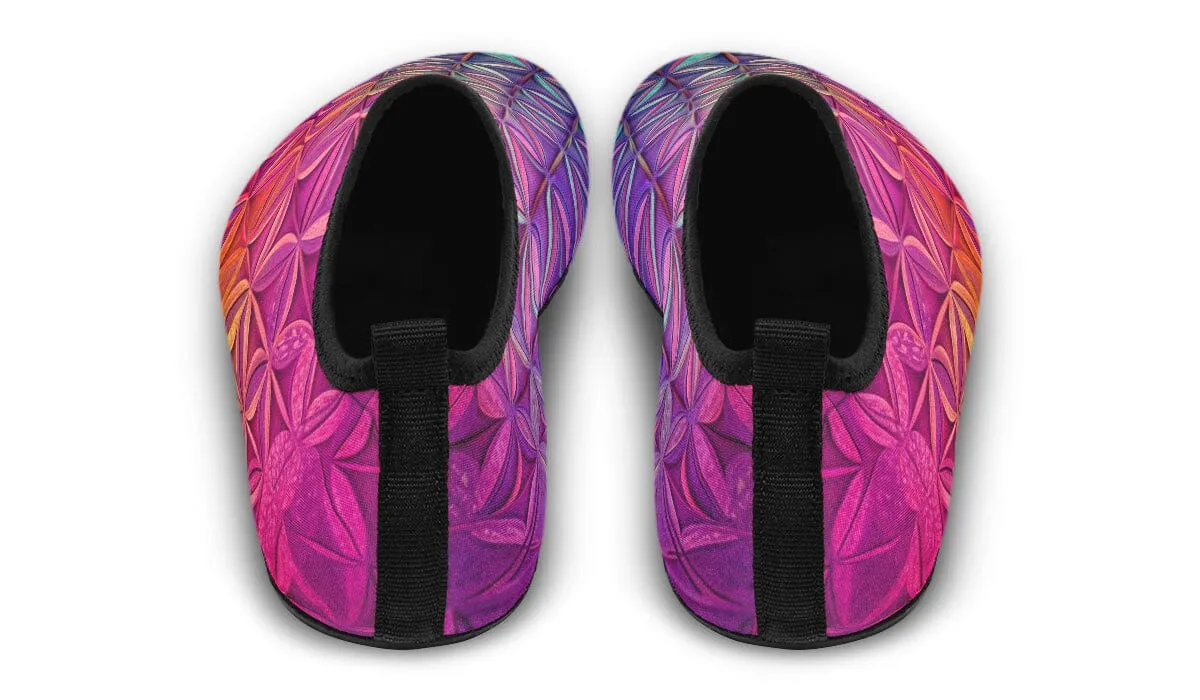 Flower Life Magenta Barefoot Shoes