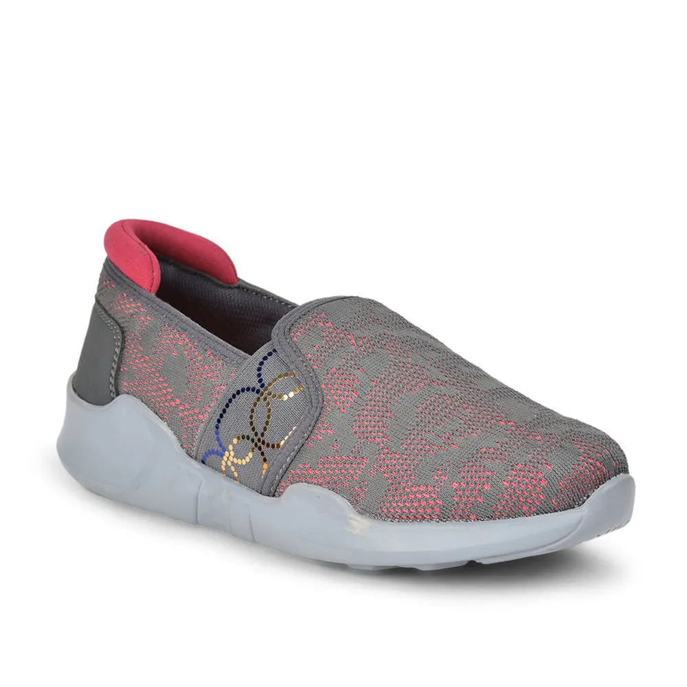 Force 10 Casual Slip On Shoes Ladies (GREY) AVILA-33 By Liberty