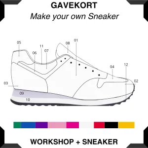 Gift Card Workshop   Sneaker - Make my own sneaker -  Digital