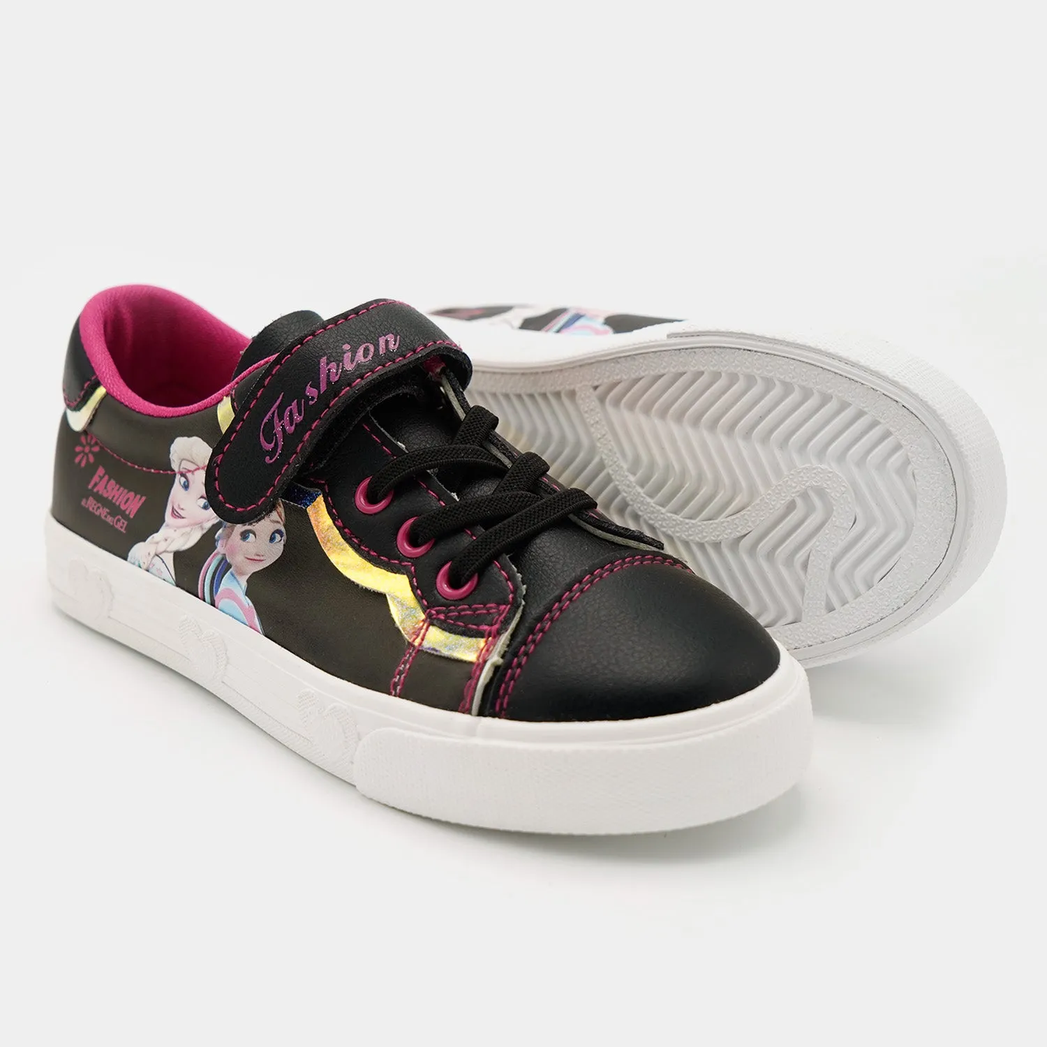 Girls Sneaker 5806A-BLACK