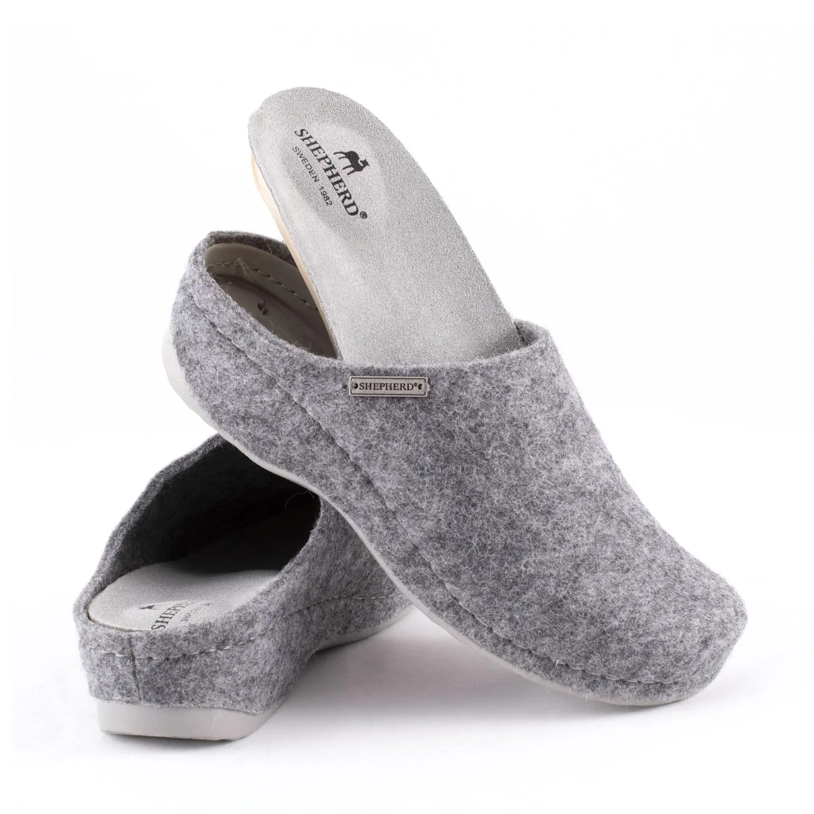 Gitte Slipper Clogs, Grey