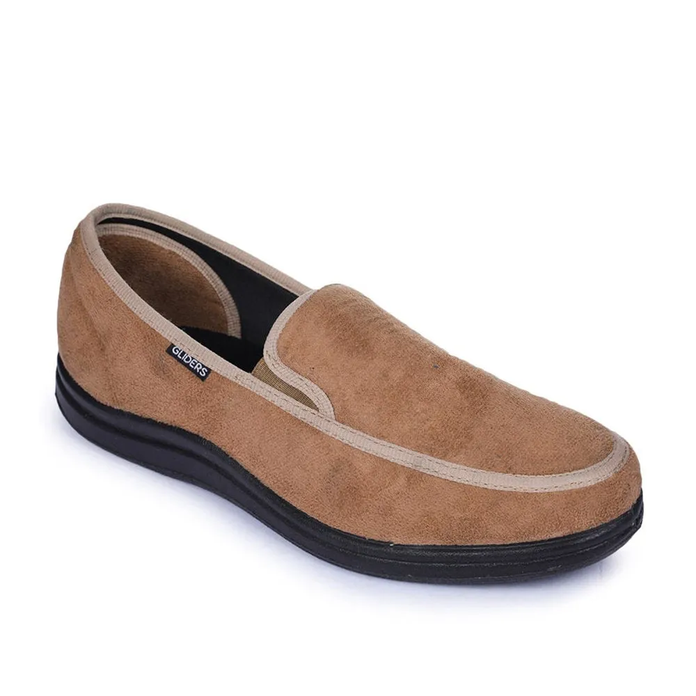 Gliders (Beige) Casual Slip on Shoes For Men 3070-65 By Liberty