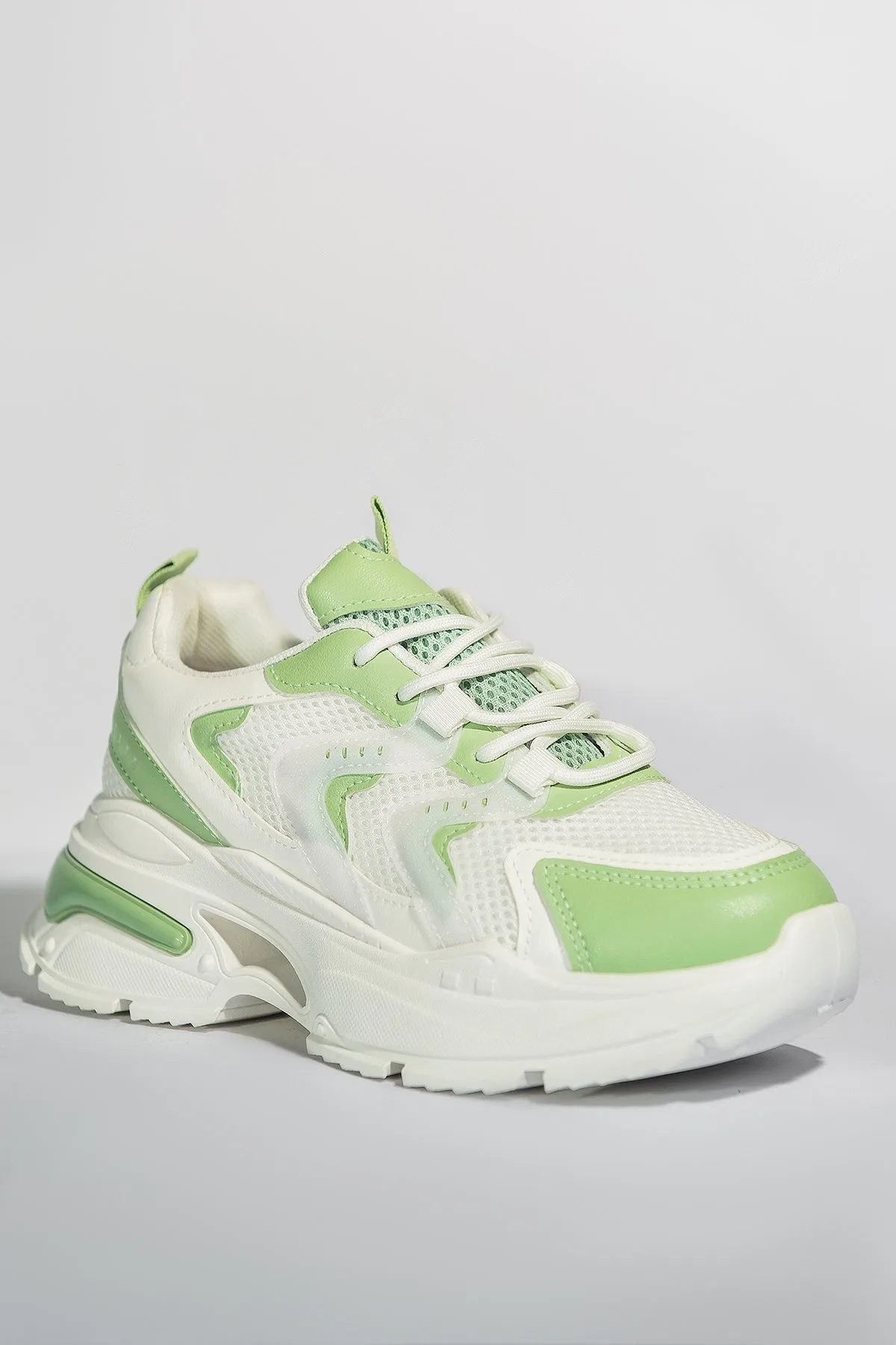 Glowy Bulky Sneakers - Green