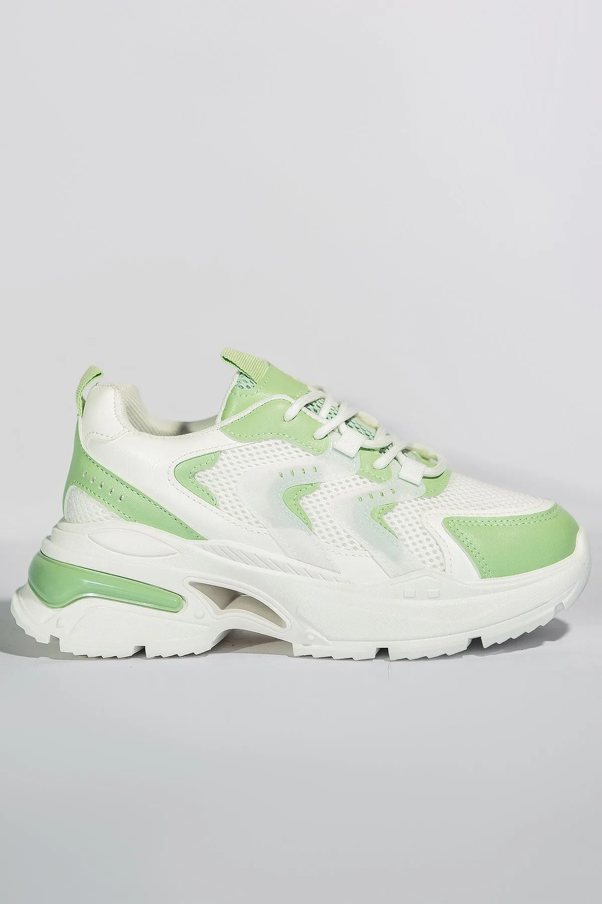 Glowy Bulky Sneakers - Green