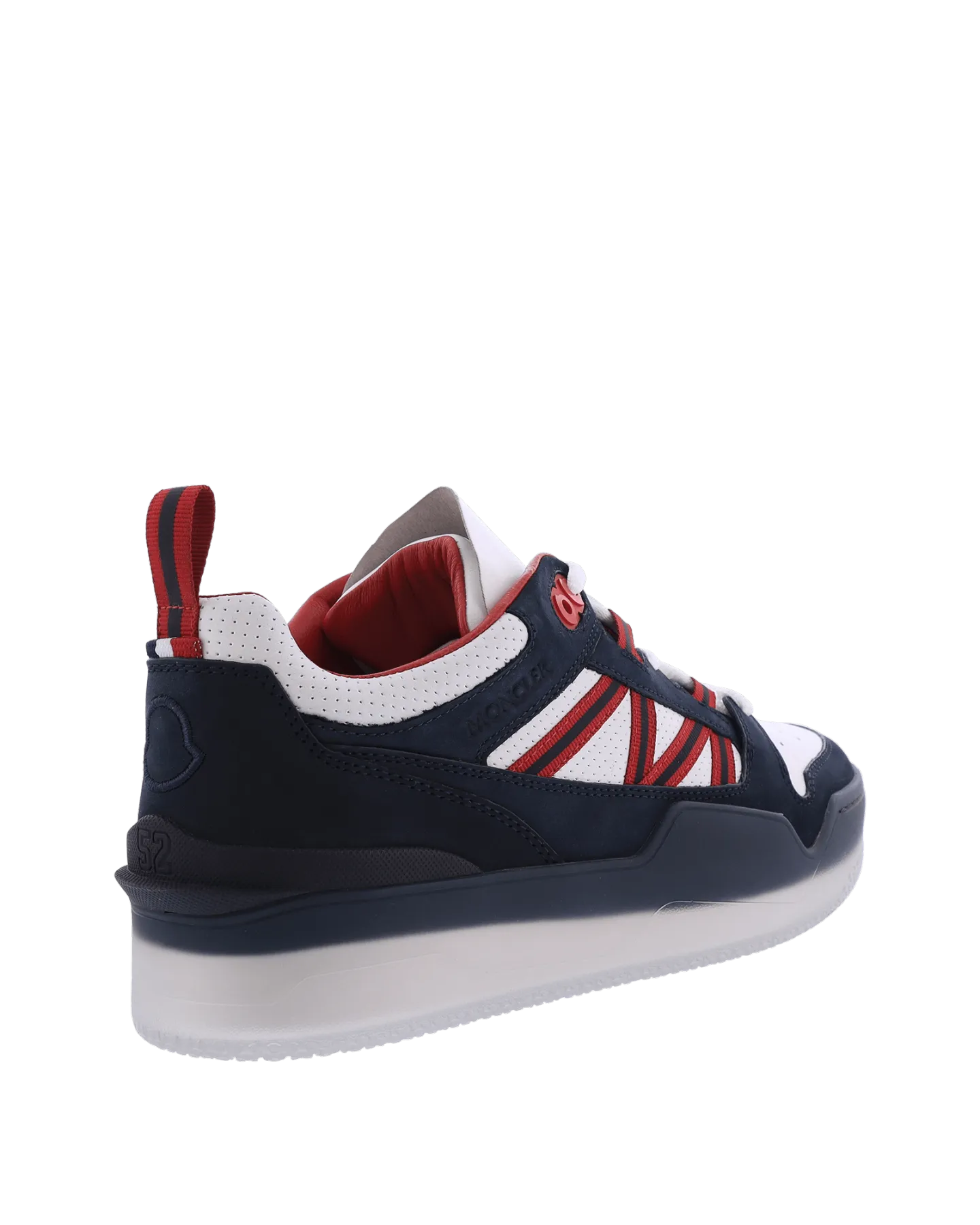 Heren Pivot Sneakers Blauw/Rood