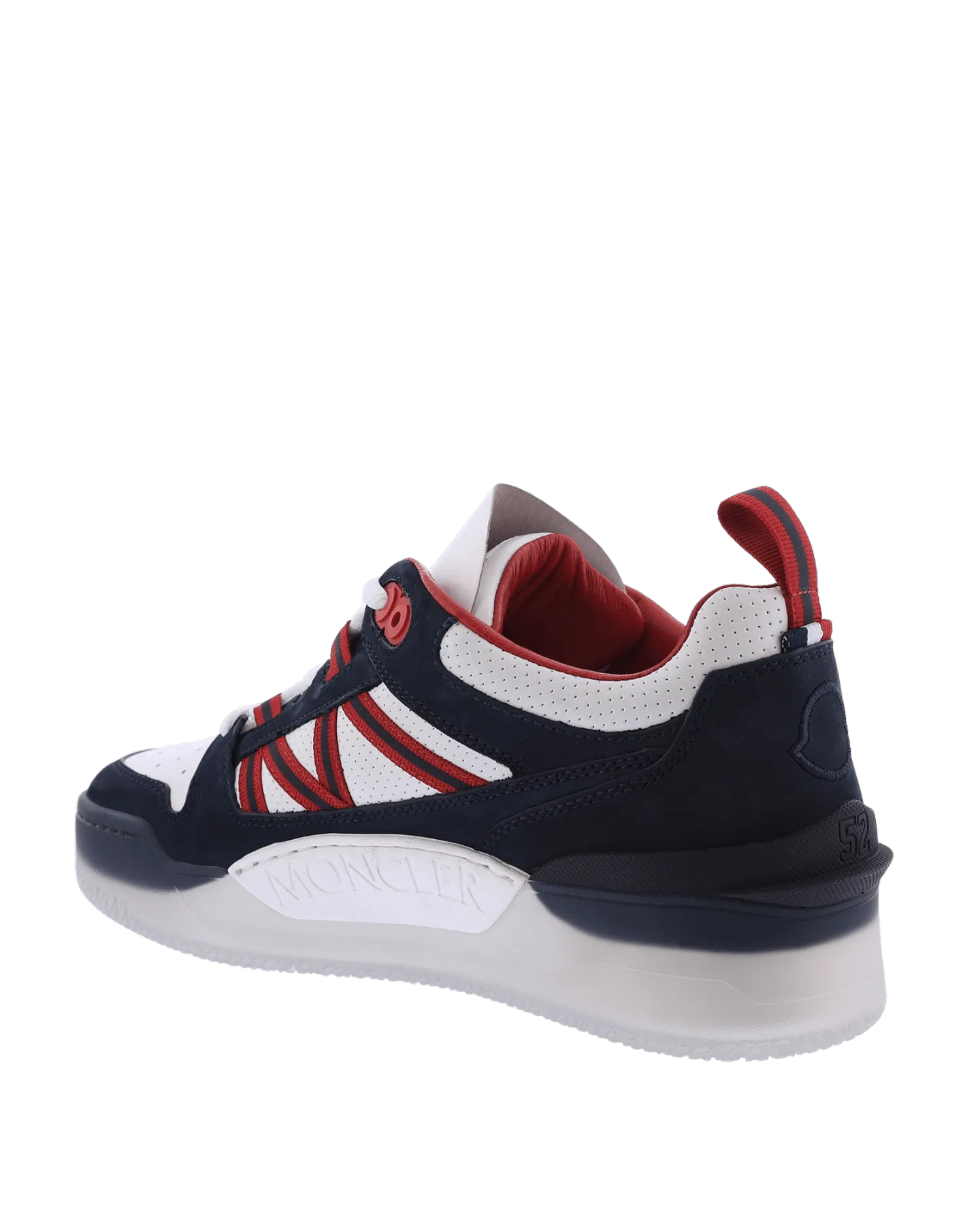 Heren Pivot Sneakers Blauw/Rood