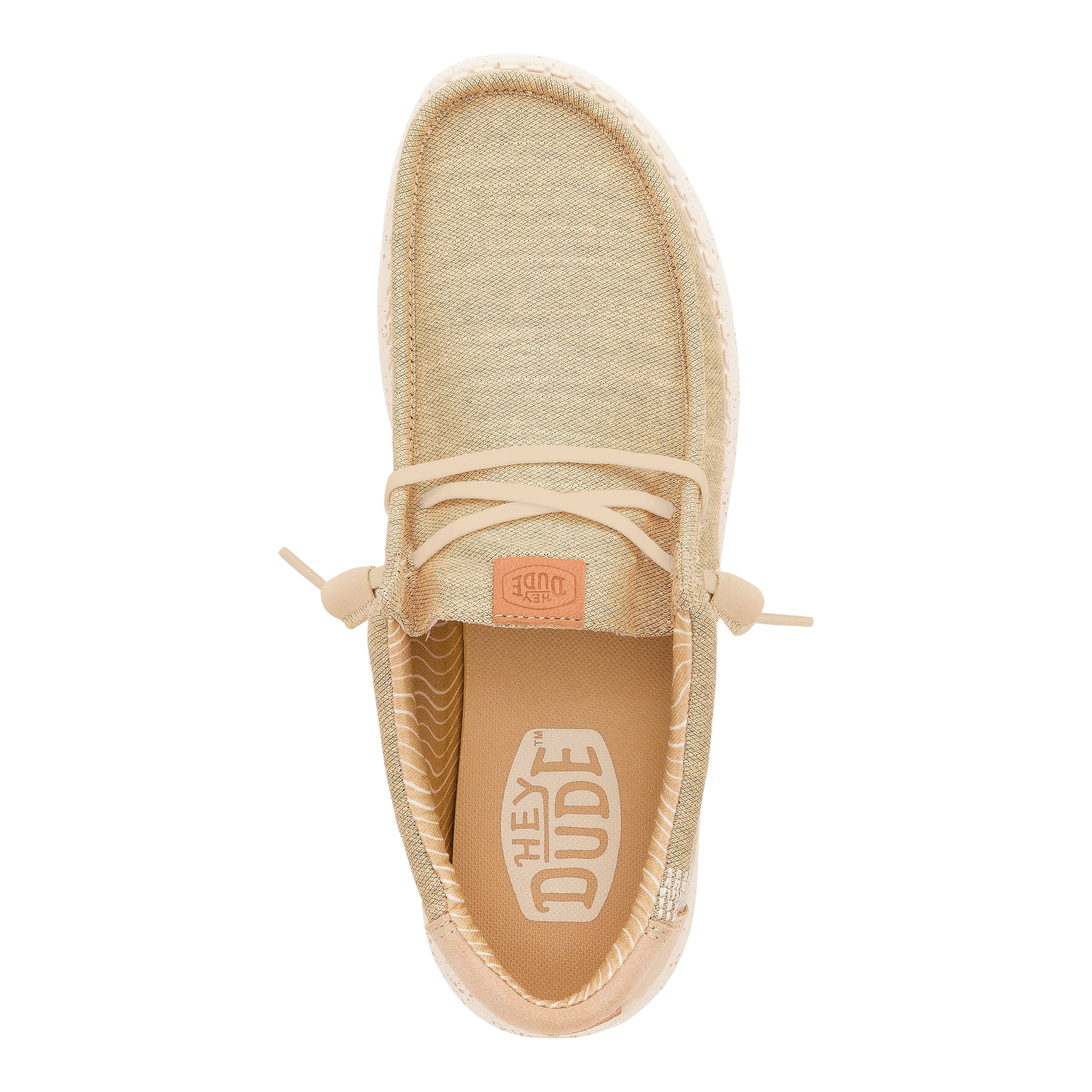 'HEY DUDE' Men's Wally Elevated - Khaki / White