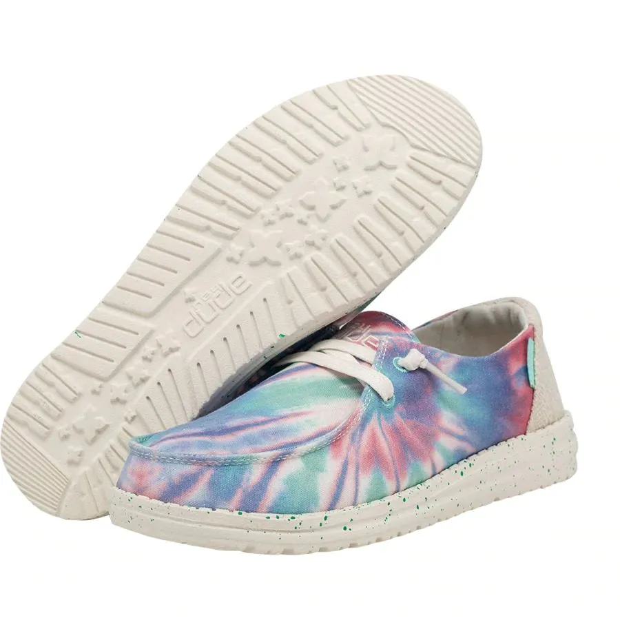 'Hey Dude' Women's Wendy Tie Dye - Rose Candy