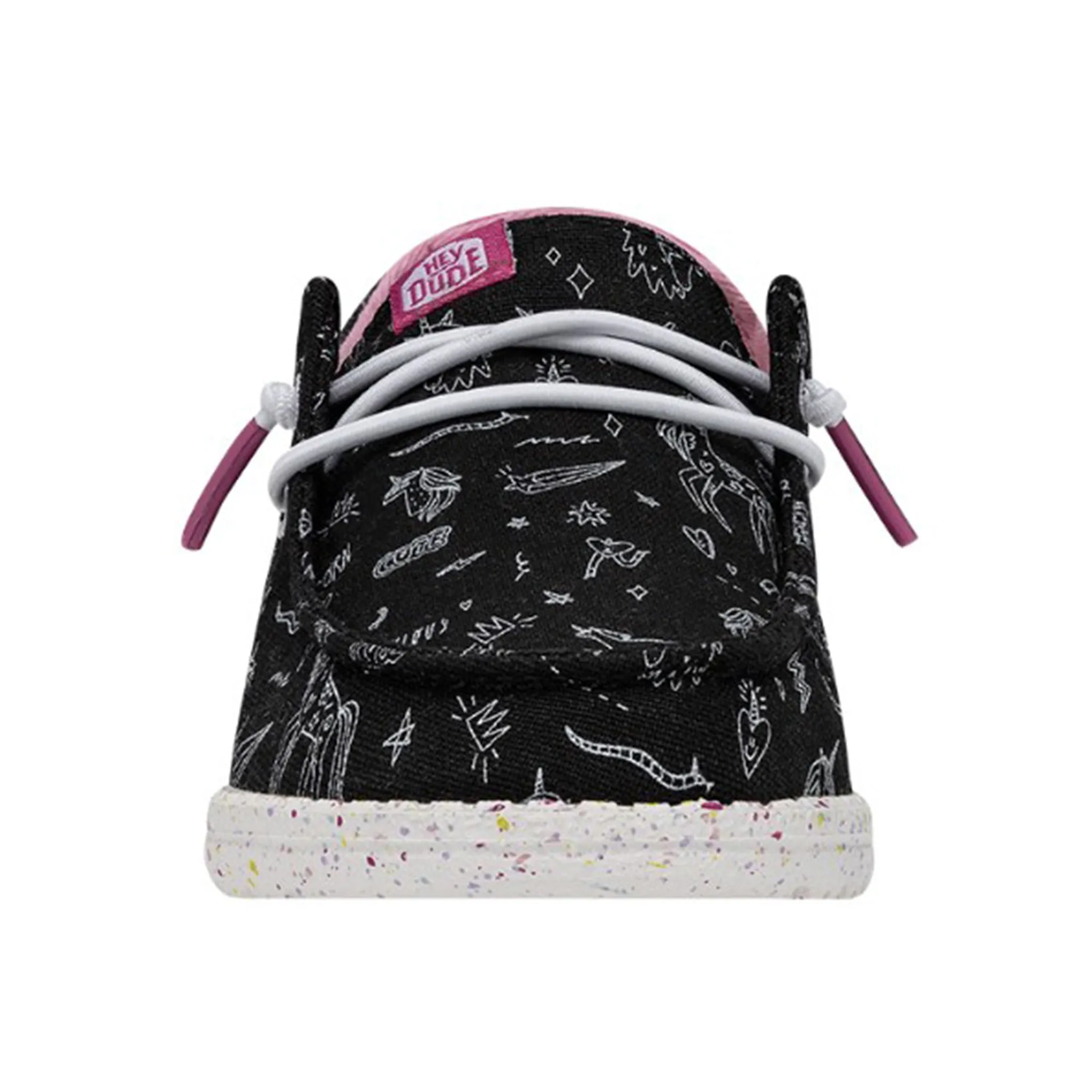 Hey Dude Youth Wendy Unicorn Notebook Shoes