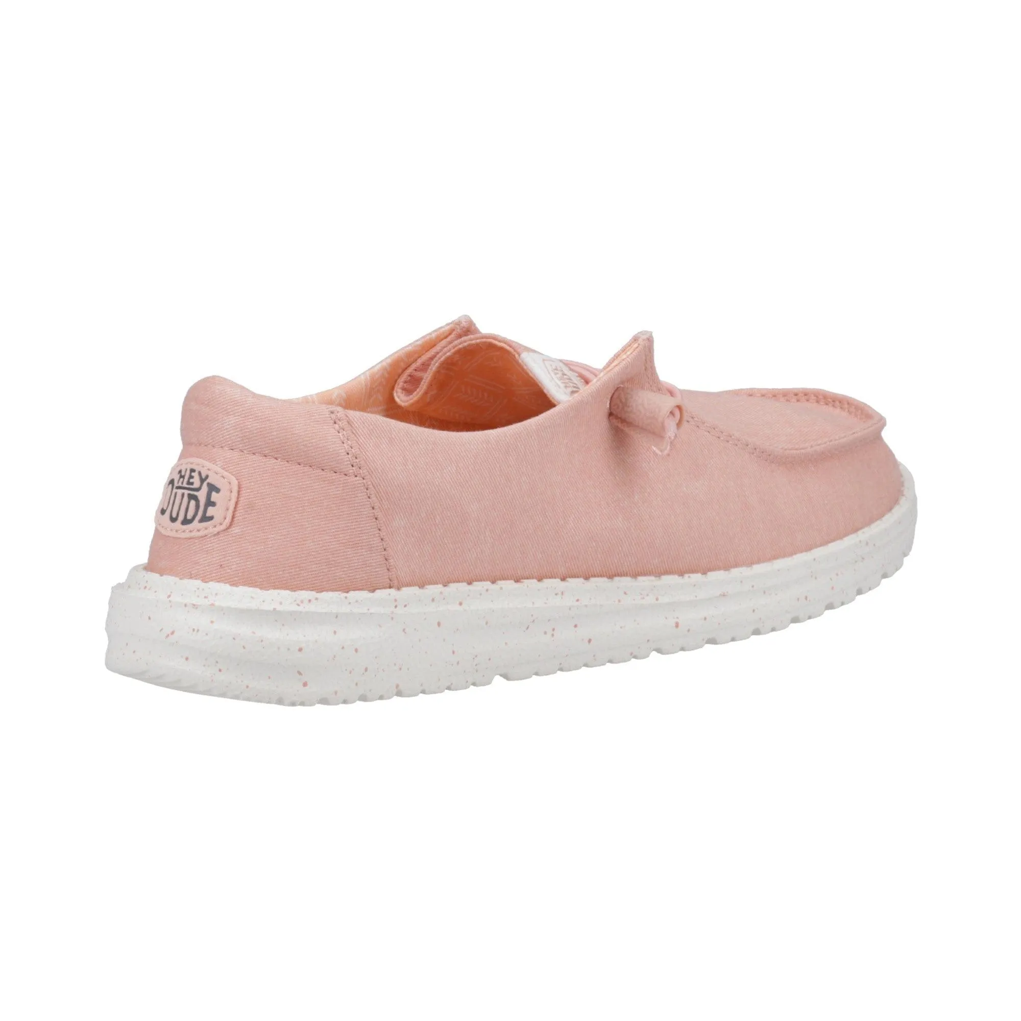 HEYDUDE Wendy Womens Canvas Shoe - Pink