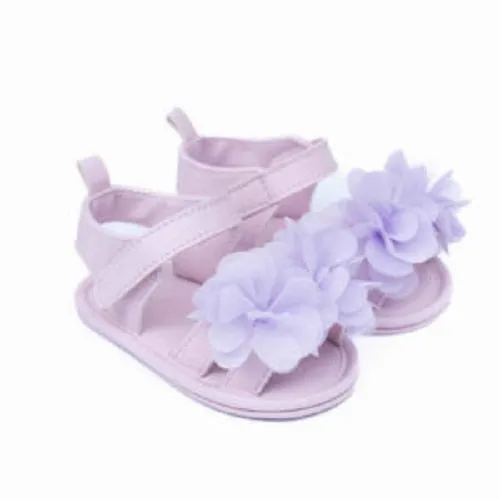 hi-hop flower sandal lilac 3-6 months