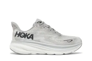 HOKA Clifton 9 'Harbor Mist Black' Sneakers, Gray