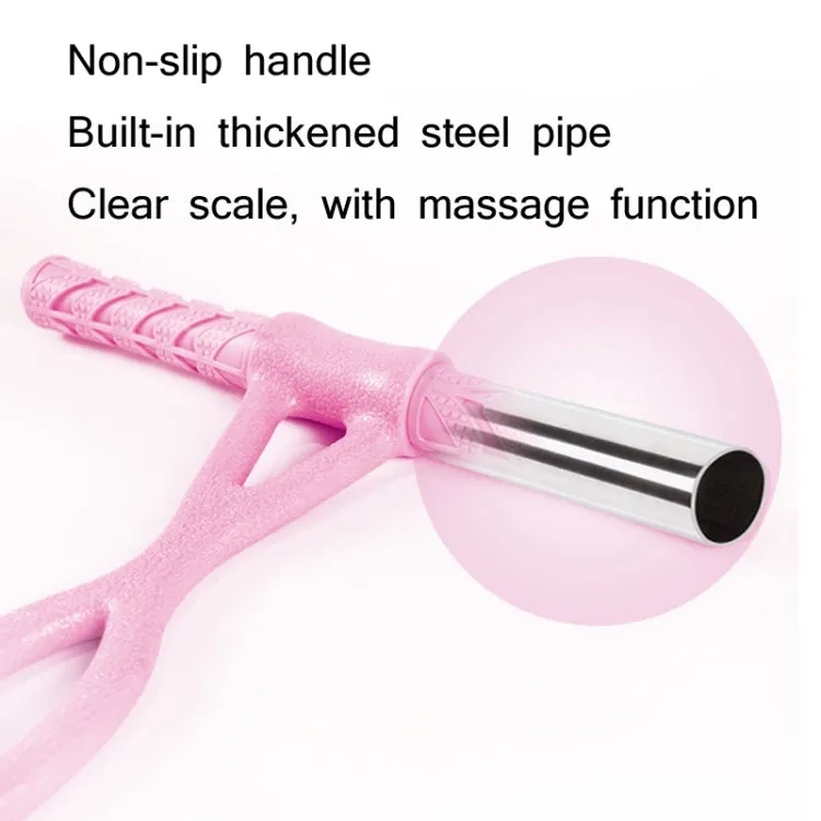 Home Fitness Pedal Tensioner Sit-Up Aid Multifunctional Elastic Rope, Specification： Enhanced Crystal (Pink)