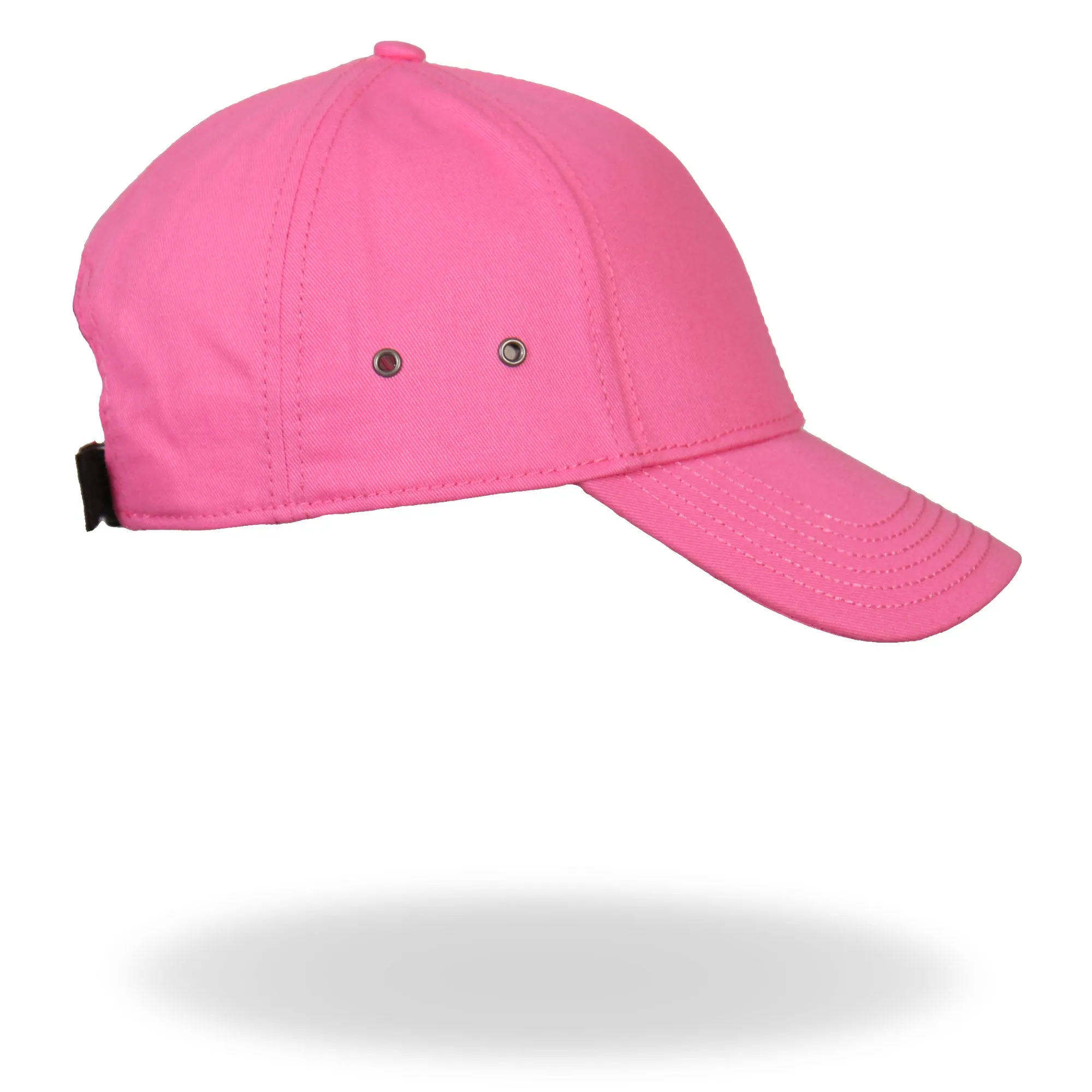 Hot Leathers BCA1043 Ladies Let's Ride Heart Pink Ball Cap