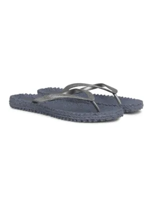 Ilse Jacobsen Flip Flops With Glitter Cheerful 01 Grey