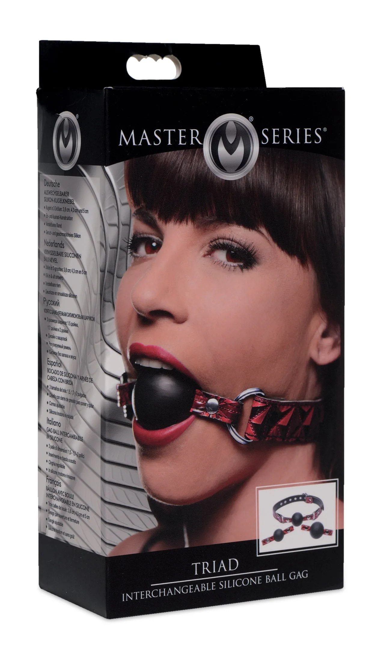 Interchangeable Silicone Ball Gag