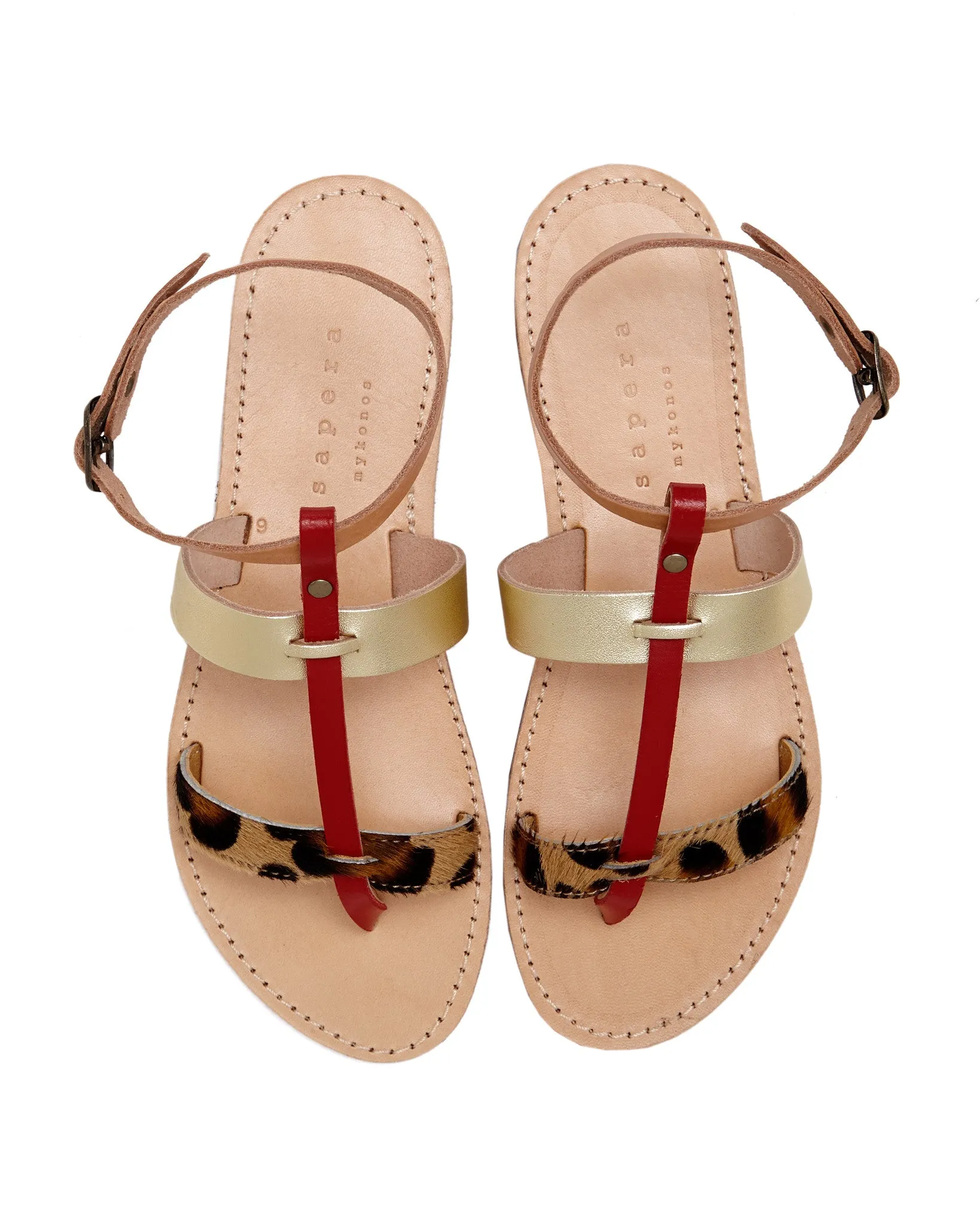 Isapera Sandals | Azalea in Red - FINAL SALE