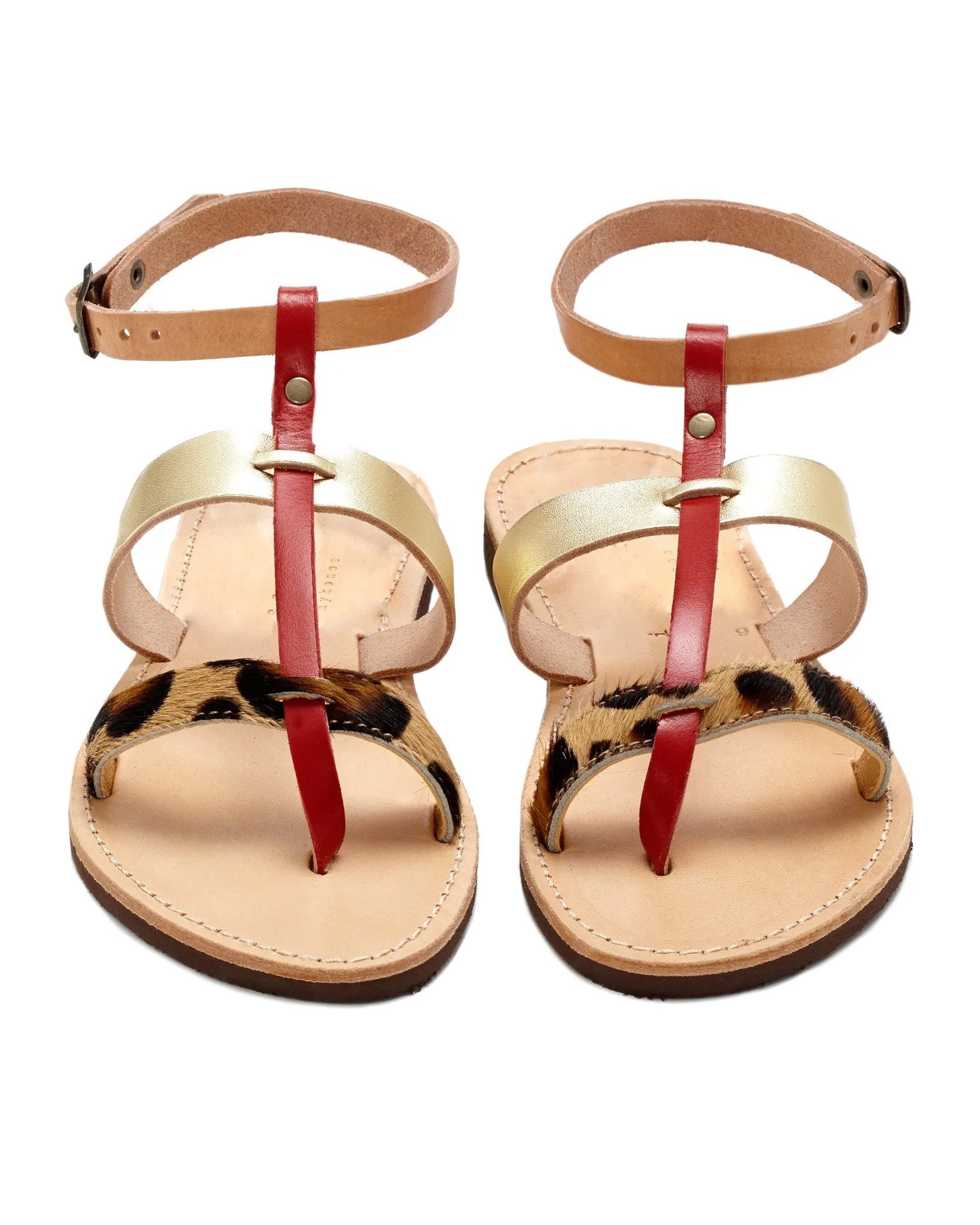 Isapera Sandals | Azalea in Red - FINAL SALE