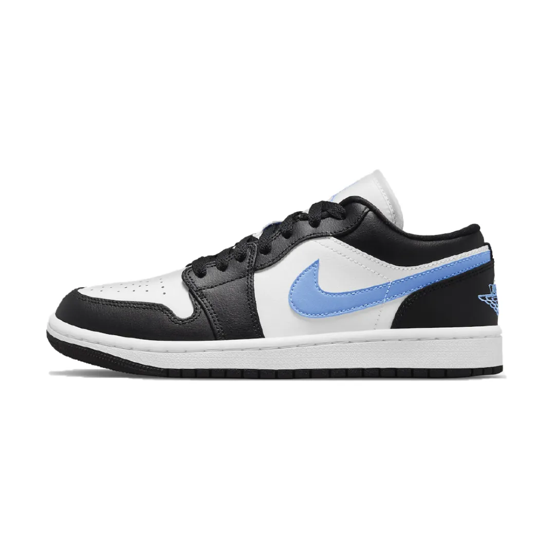 Jordan 1 Low Black University Blue White (W)