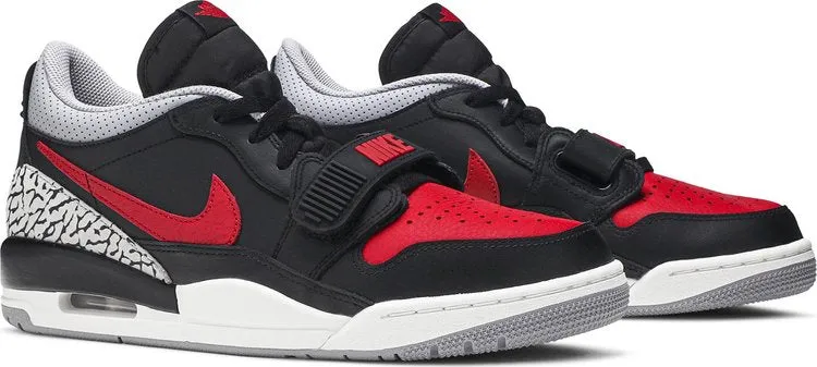 Jordan Legacy 312 Low Bred Cement Sneakers, Black