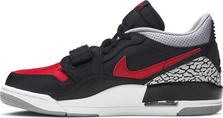 Jordan Legacy 312 Low Bred Cement Sneakers, Black