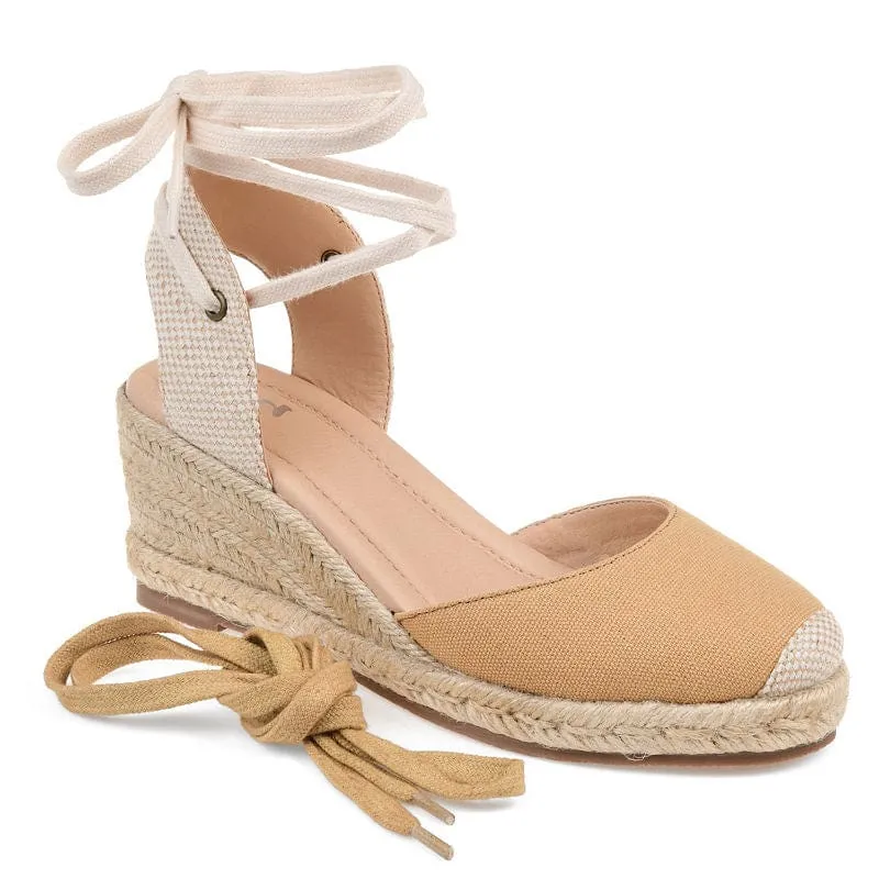 JOURNEE COLLECTION -  Monte Espadrille Wedge Sandals