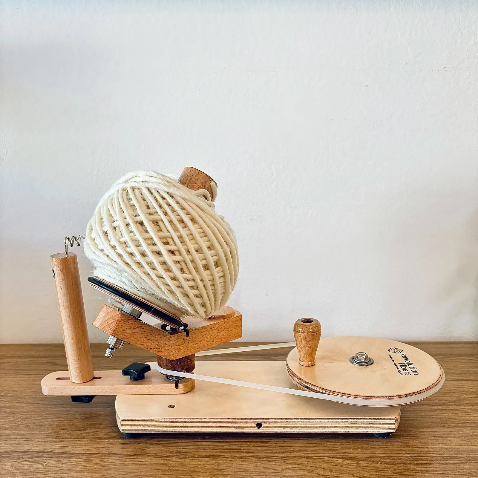 Jumbo Yarn Ball Winder | Professional Grade | Hardwood Maple - 17 oz. Capacity