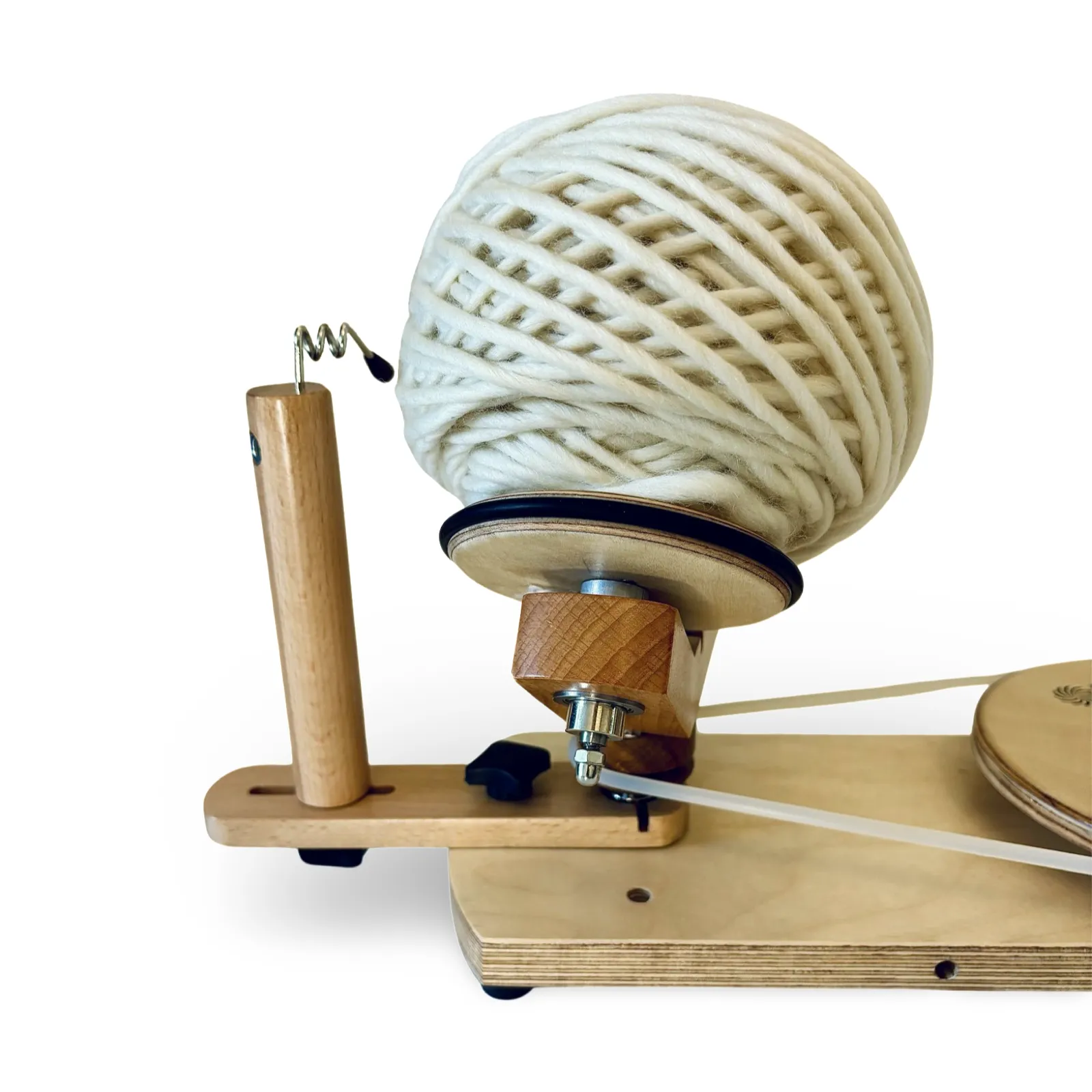 Jumbo Yarn Ball Winder | Professional Grade | Hardwood Maple - 17 oz. Capacity