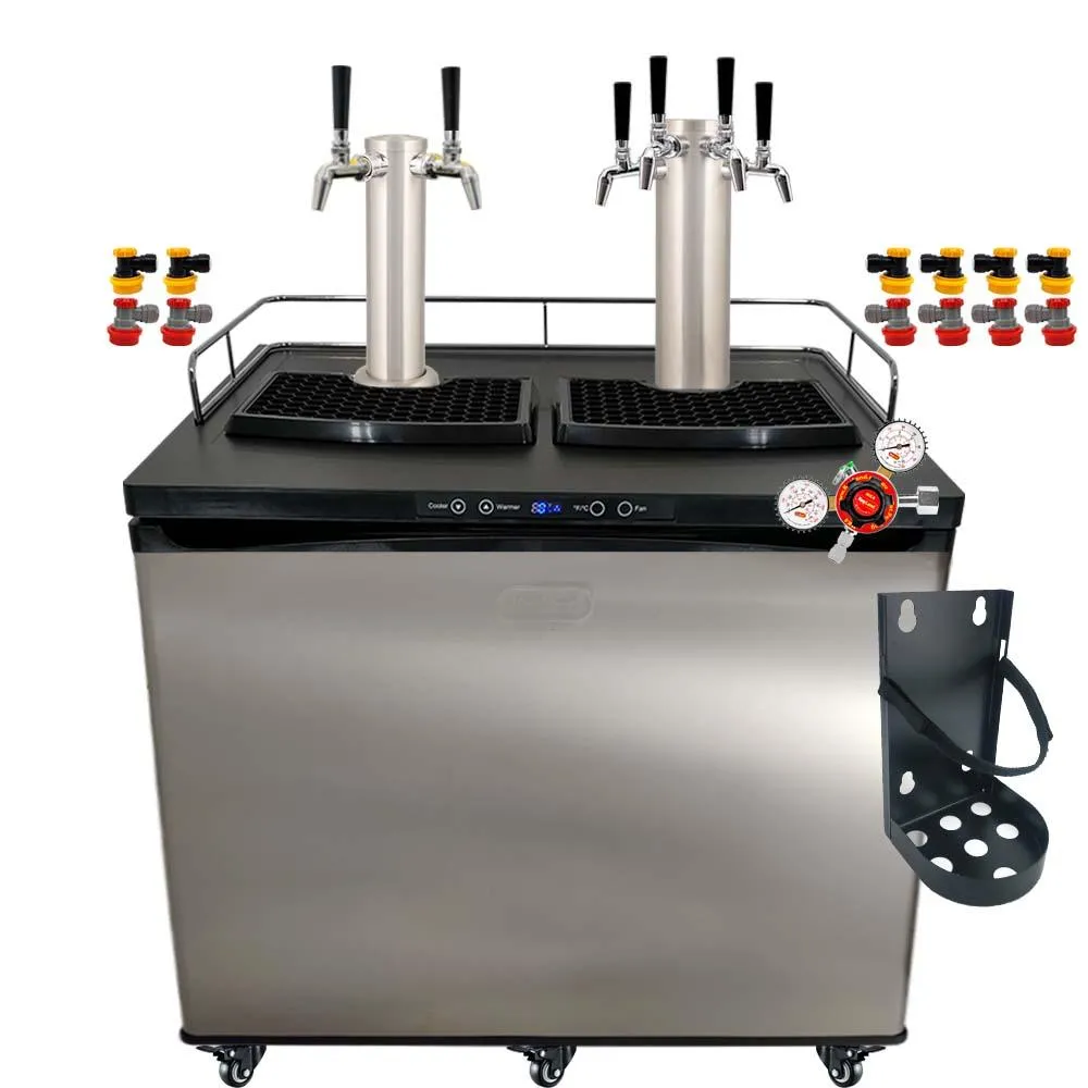 KegLand Series X Plus Kegerator Homebrew Bar Kit