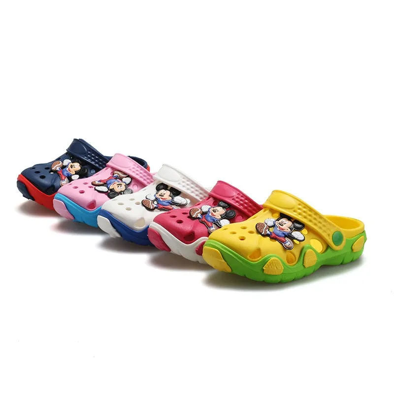 Kids Cartoon Characters Cave Boys And Girls Slippers