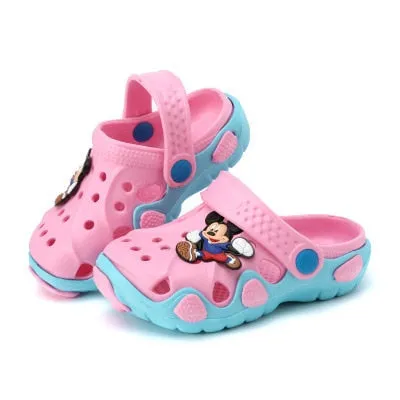 Kids Cartoon Characters Cave Boys And Girls Slippers