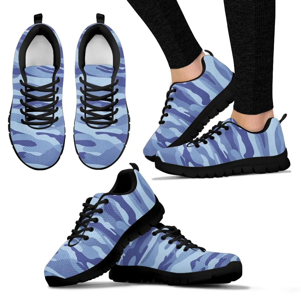 Knit Sneakers_Camo Blue_Combo