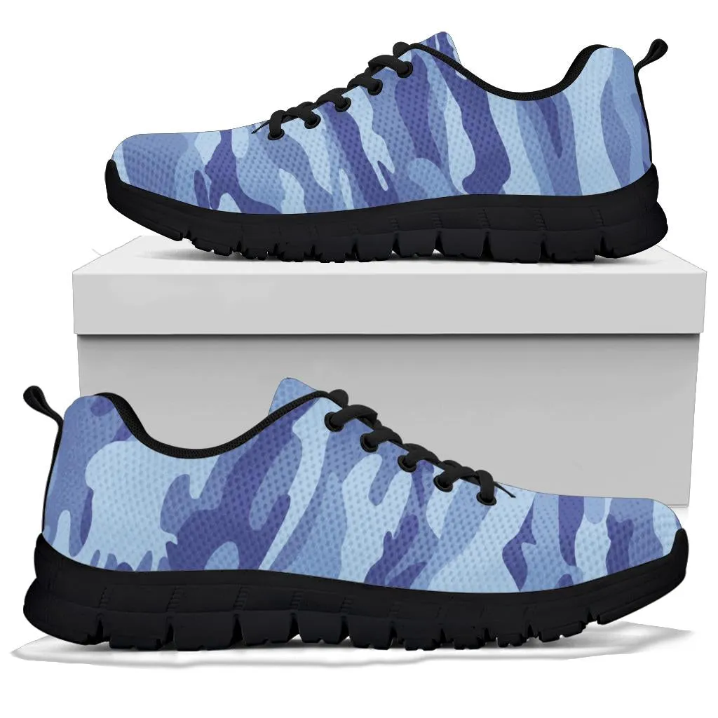 Knit Sneakers_Camo Blue_Combo