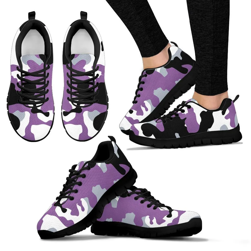 Knit Sneakers_Military Purple_Camo