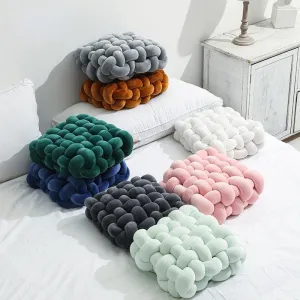 Knotted Ball Decorative Pillow