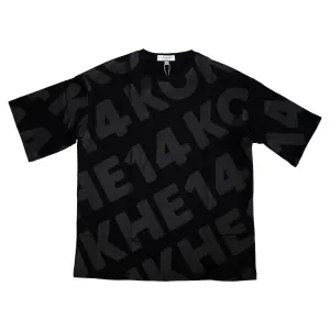 Konkhe 14 Premium Black on Black oversized T-shirts