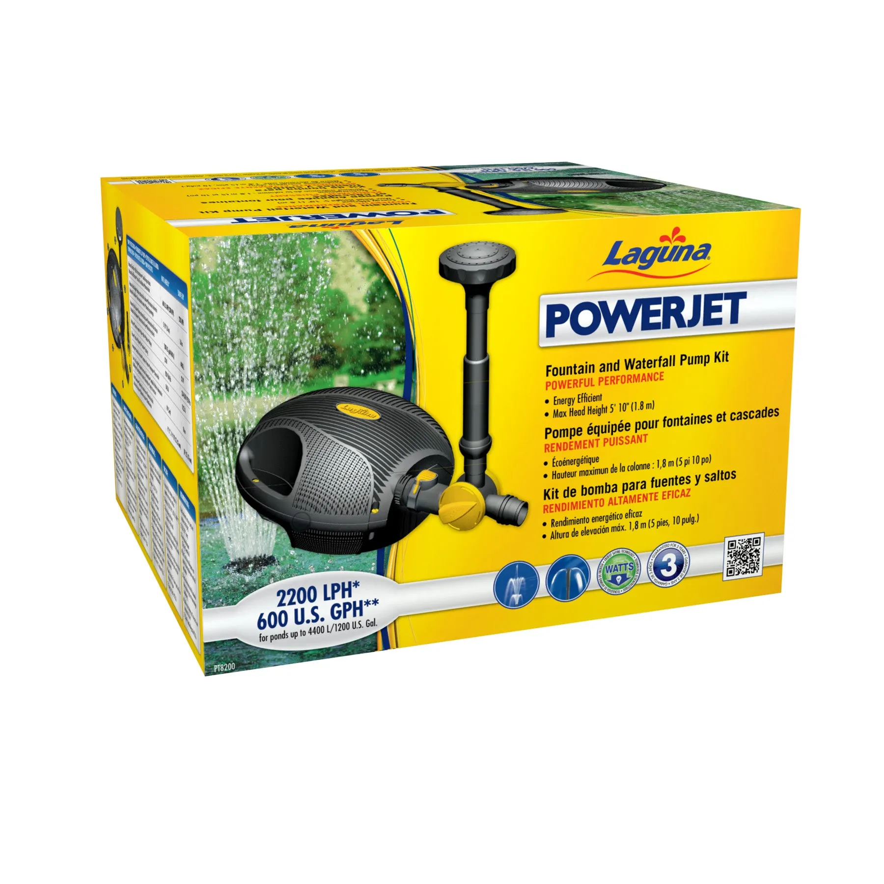 Laguna PowerJet 600 Fountain/Waterfall Pump Kit