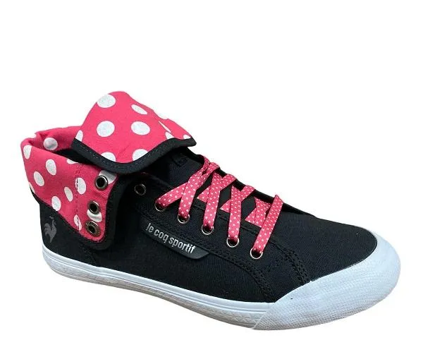 Le Coq Sportif scarpa sneakers da donna Deuville Plus 1311261 nero fucsia