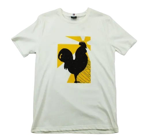 Lecoq Sportif Saison Optical White T Shirt