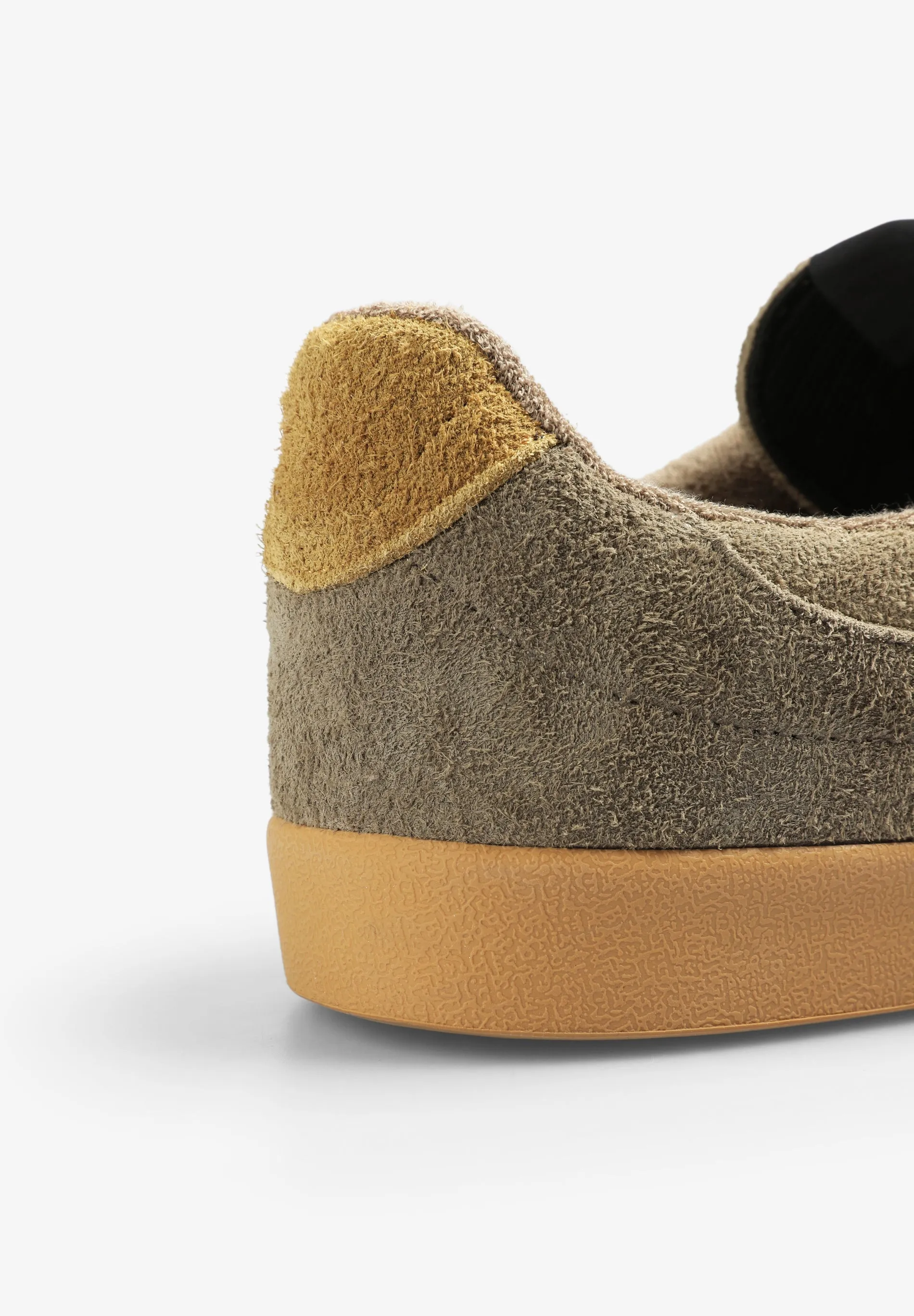 LOW-TOP SUEDE SNEAKERS WITH SIDE LOGO