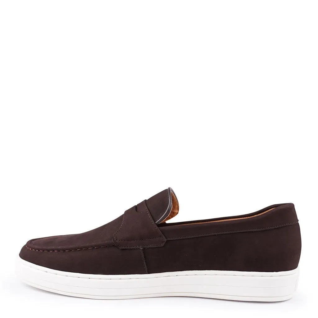 Magno Brown Slip-Ons