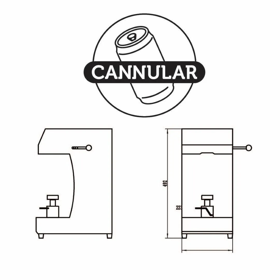 Manual Cannular - DC Canning Machine-24V